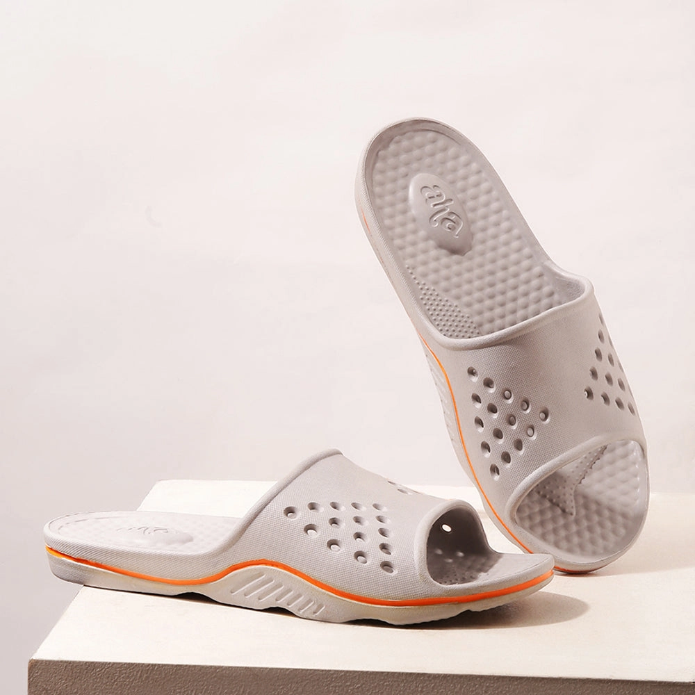 AHA (Grey) Slides For Men RAMP By Liberty T.j. Slippers