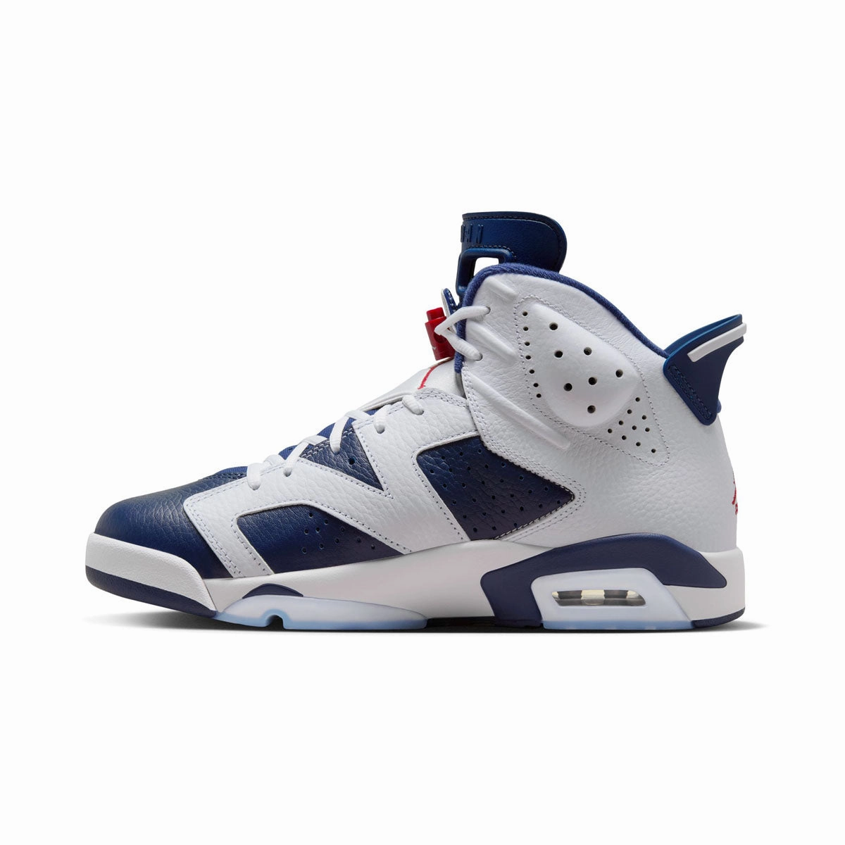 Air Jordan 6 Retro White and Midnight Navy Men's Shoes Asics Tokyo 2020 Volleyball Shoes