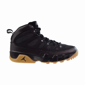 Lena Casual Slip On Shoe Air Jordan 9 Retro Men's Boot Black-Gum Light Brown