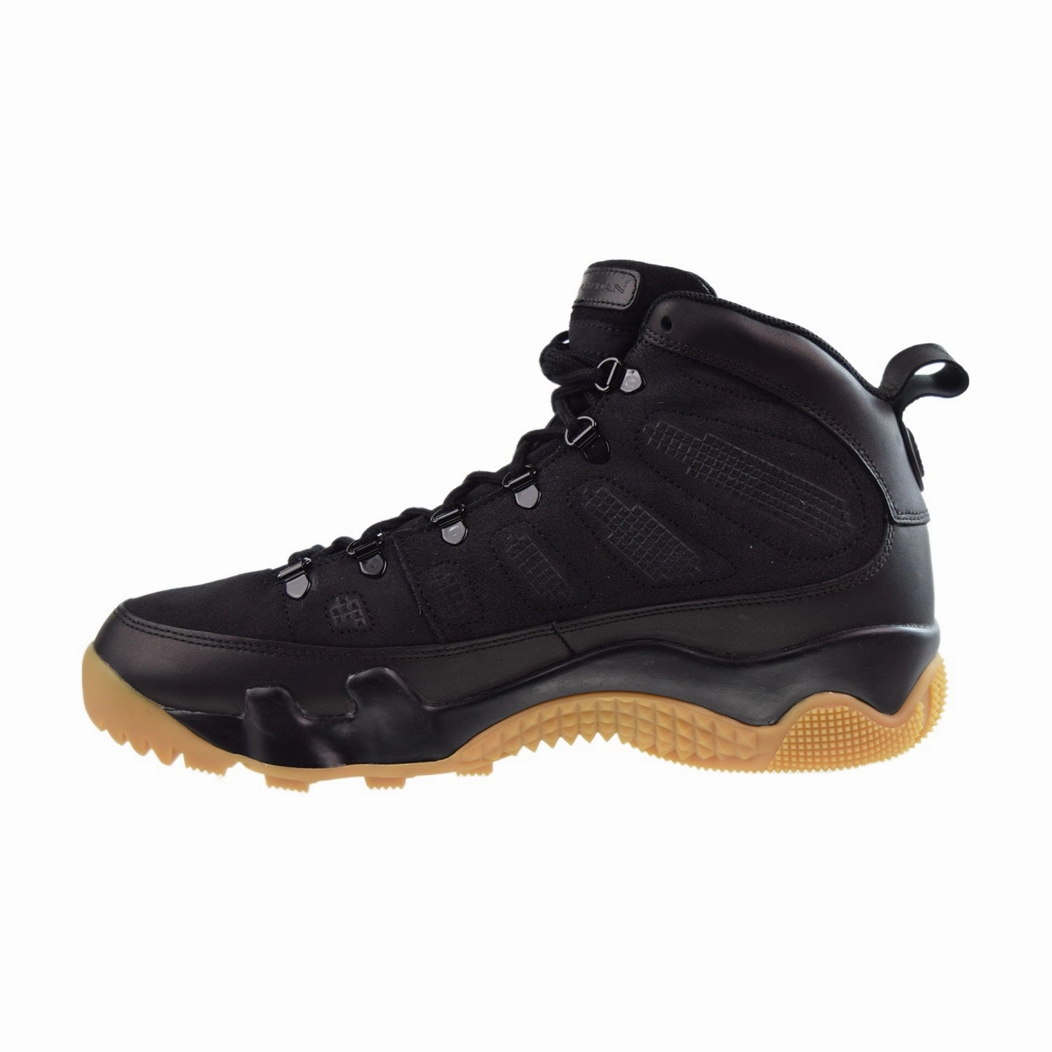 Air Jordan 9 Retro Men's Boot Black-Gum Light Brown Revival Casual Shoes
