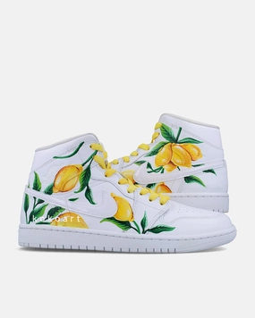 Air Jordan Hand Painted Lemons Best Asics Running Shoes With Arch Support