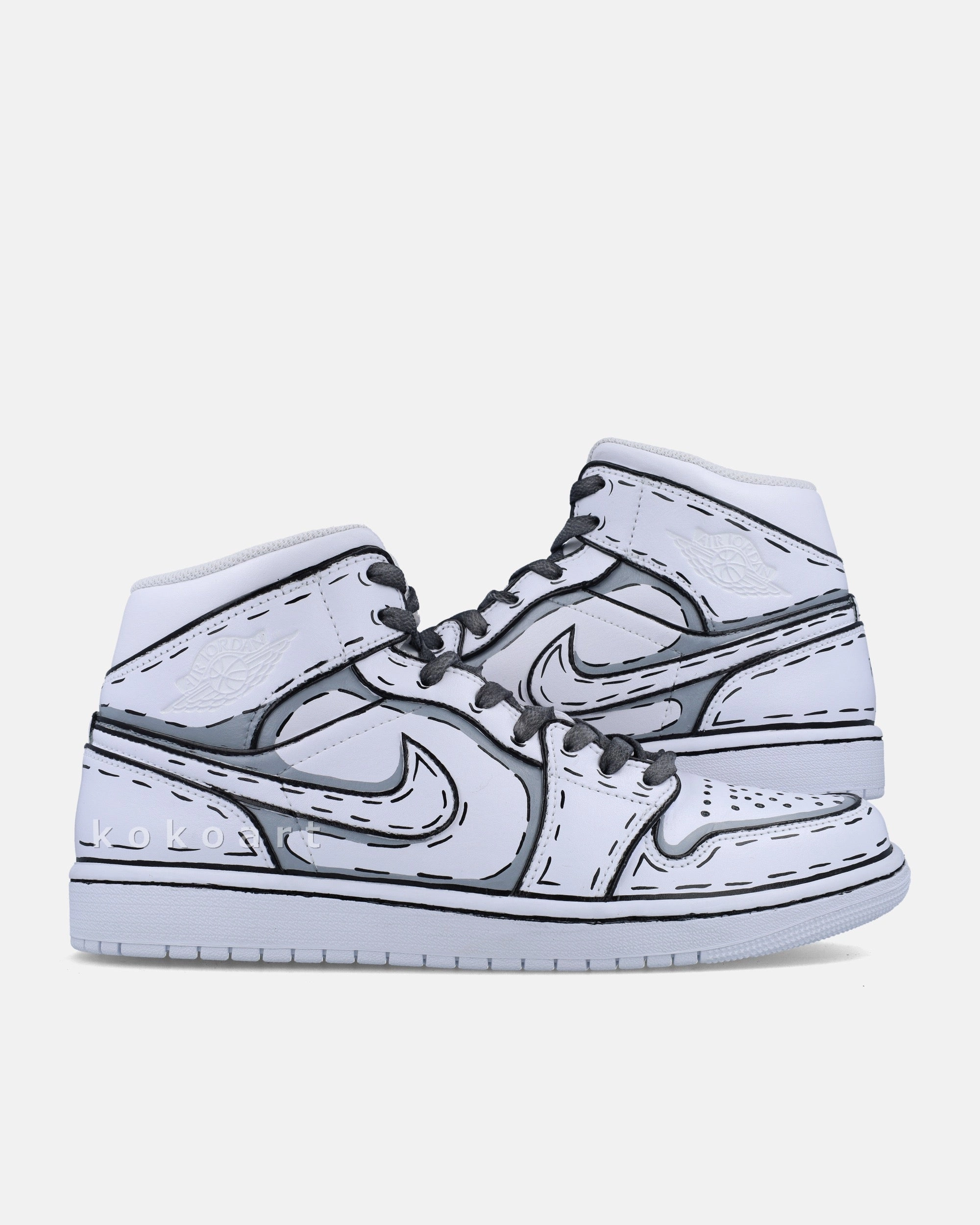 Shoes For Flat Feet Asics Air Jordans Black Outline