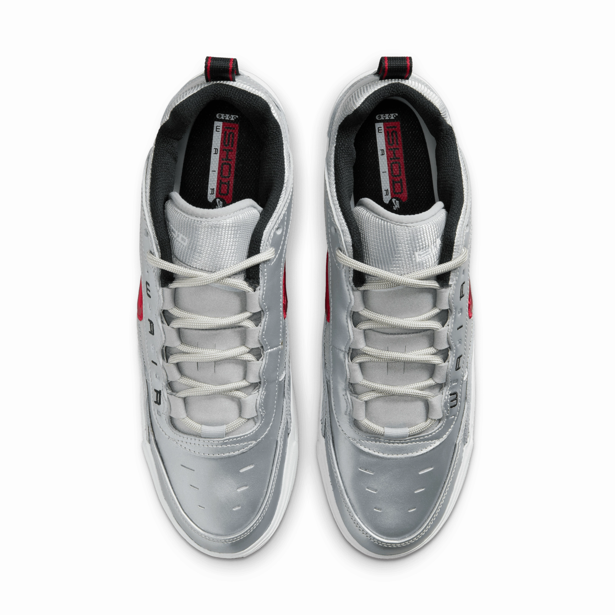 Asics Evoride Running Shoes AIR MAX ISHOD PRM METALLIC SILVER / VARSITY RED