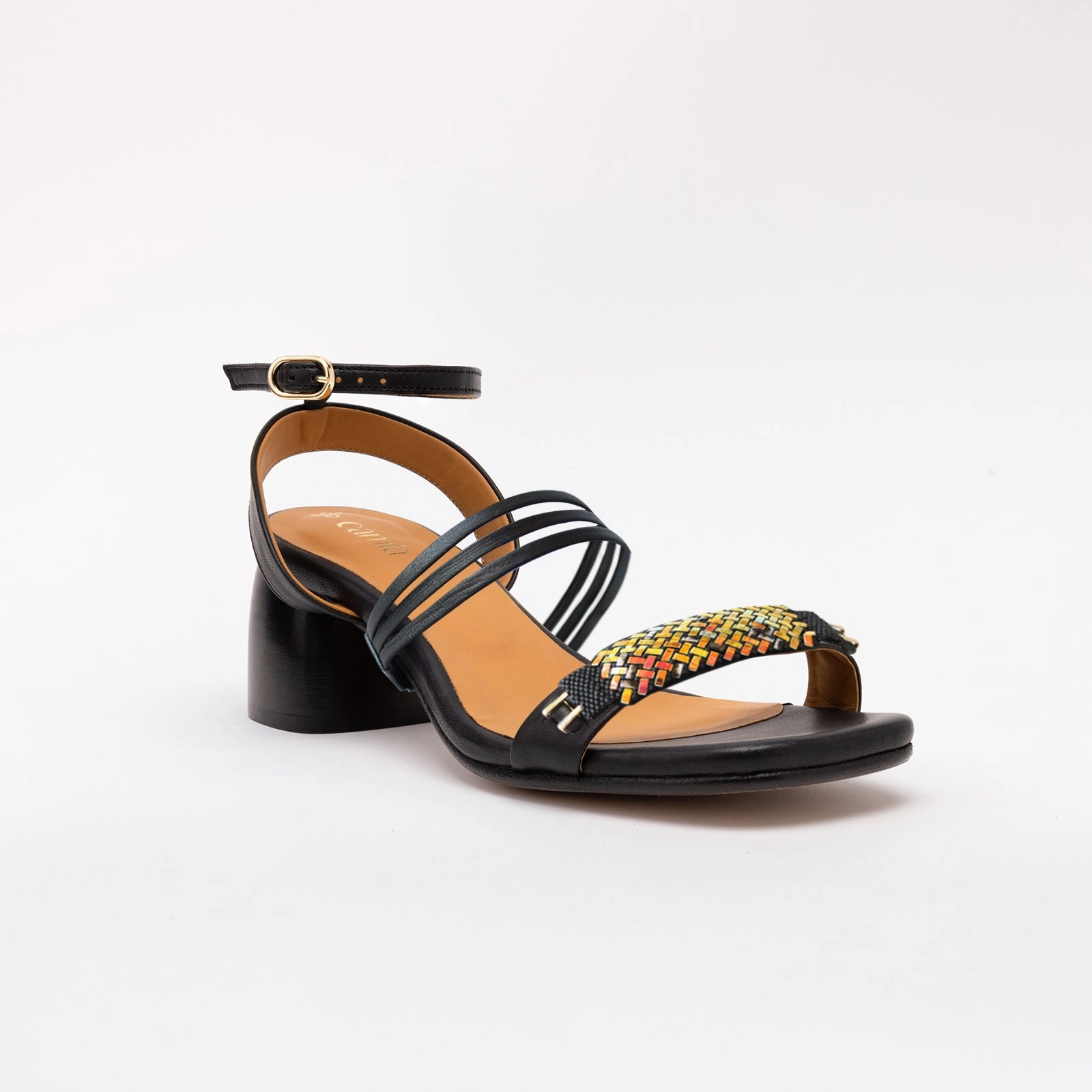 Sports For Women Black Heeled Swap Sandal Volcanic Triple Black