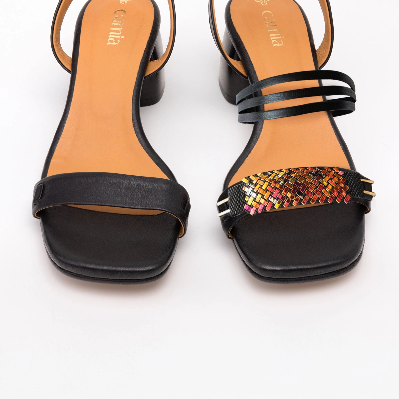 Earth Sandals Shoes Black Heeled Swap Sandal Volcanic Triple Black