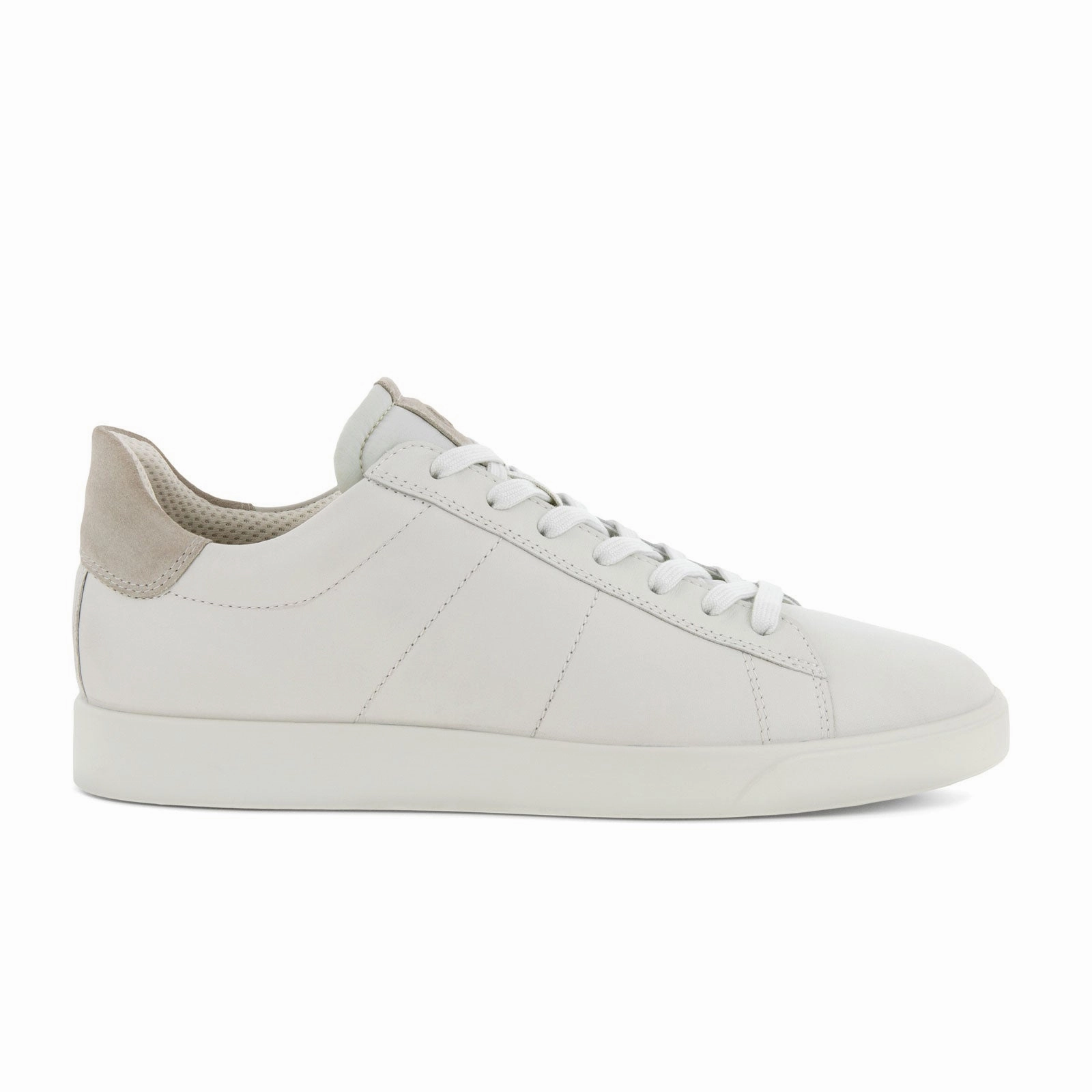 Athletic Shoes ECCO Street Lite Retro Sneaker (Men) - White/Gravel