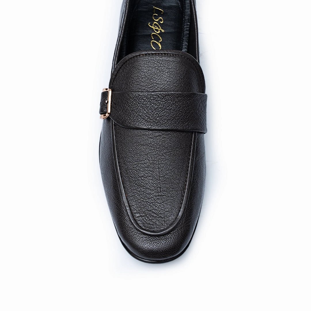 LS Pure Leather Handmade Paragon Shoes LS-933 BR Flat Comfy Work Shoes