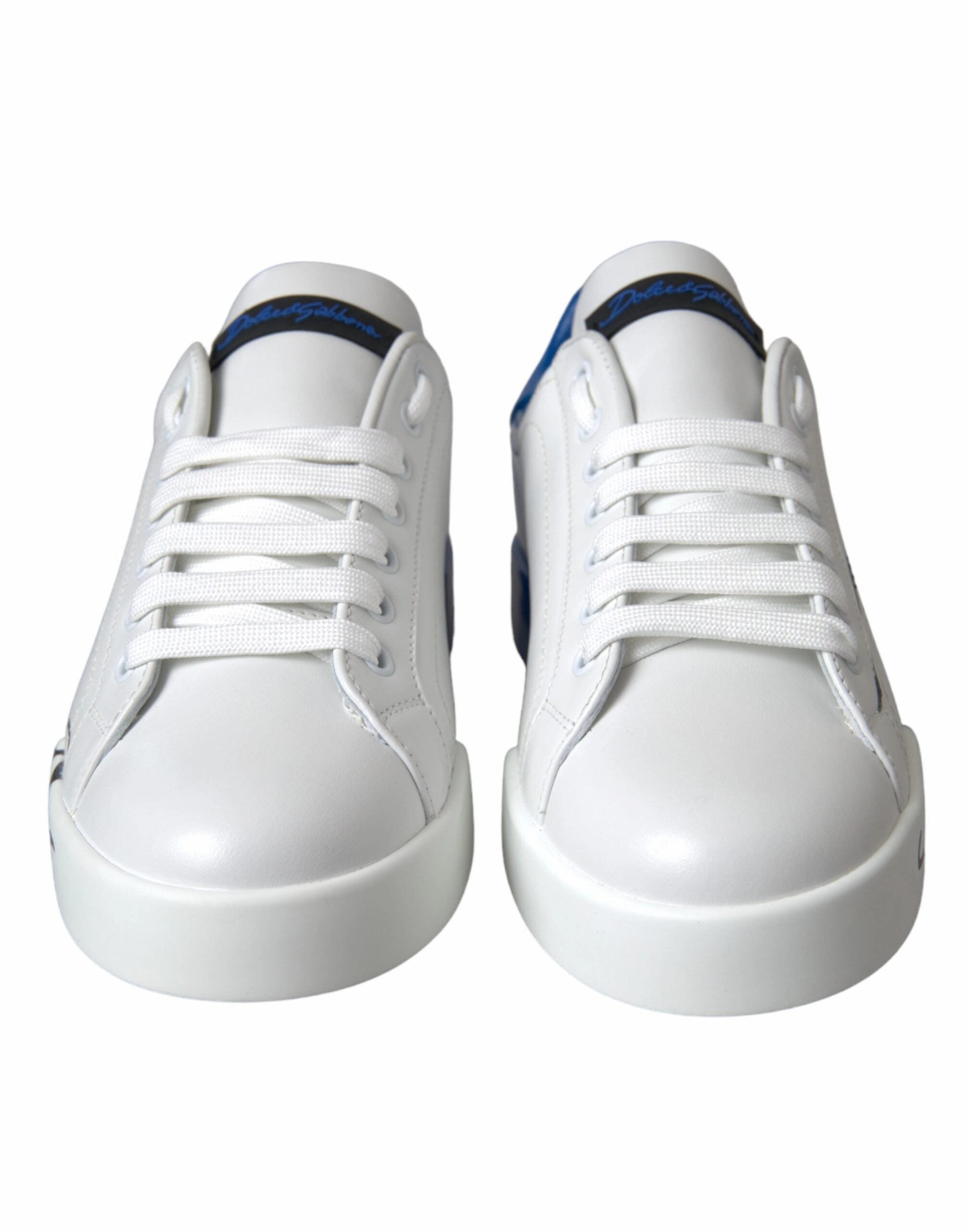 White Blue Leather Logo Low Top Sneakers Shoes Originals Swift Run Casual