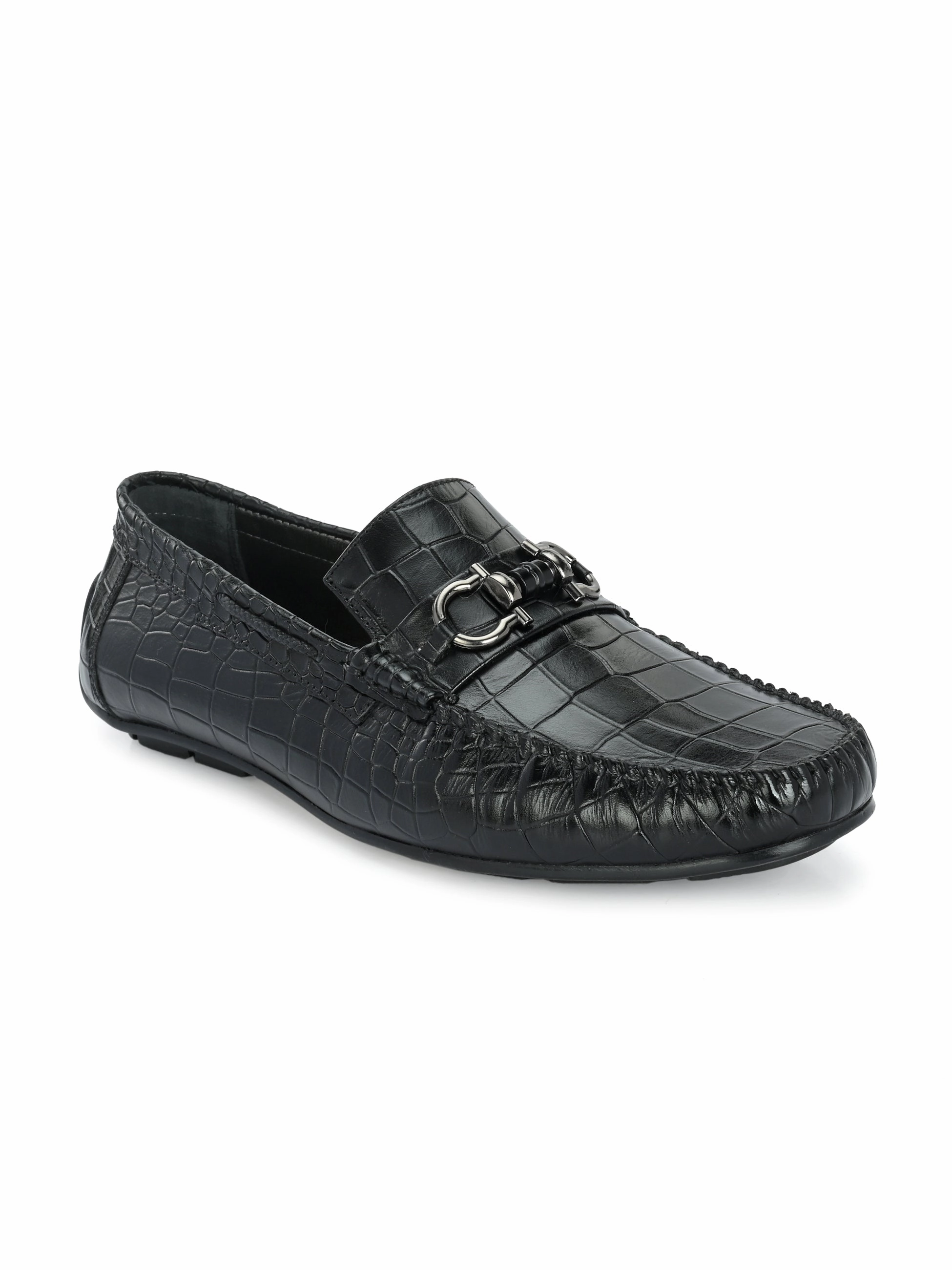 Libson Black Driving Loafers Best No-show Socks For Loafers
