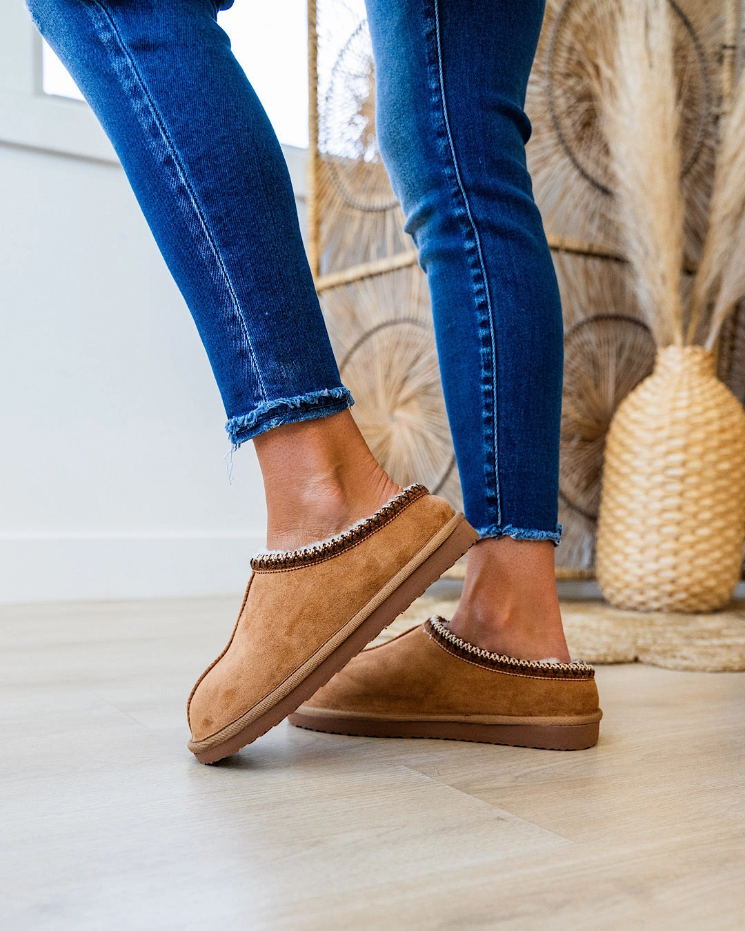 Felt House Slippers Very G Sparks Slippers - Tan SALE