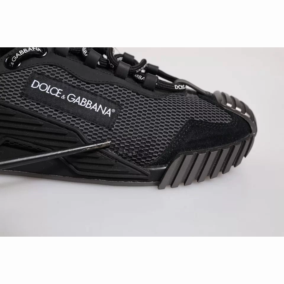 Low Price Sneakers Dolce & Gabbana Black Nylon NS1 Low Top Men Sneakers Shoes