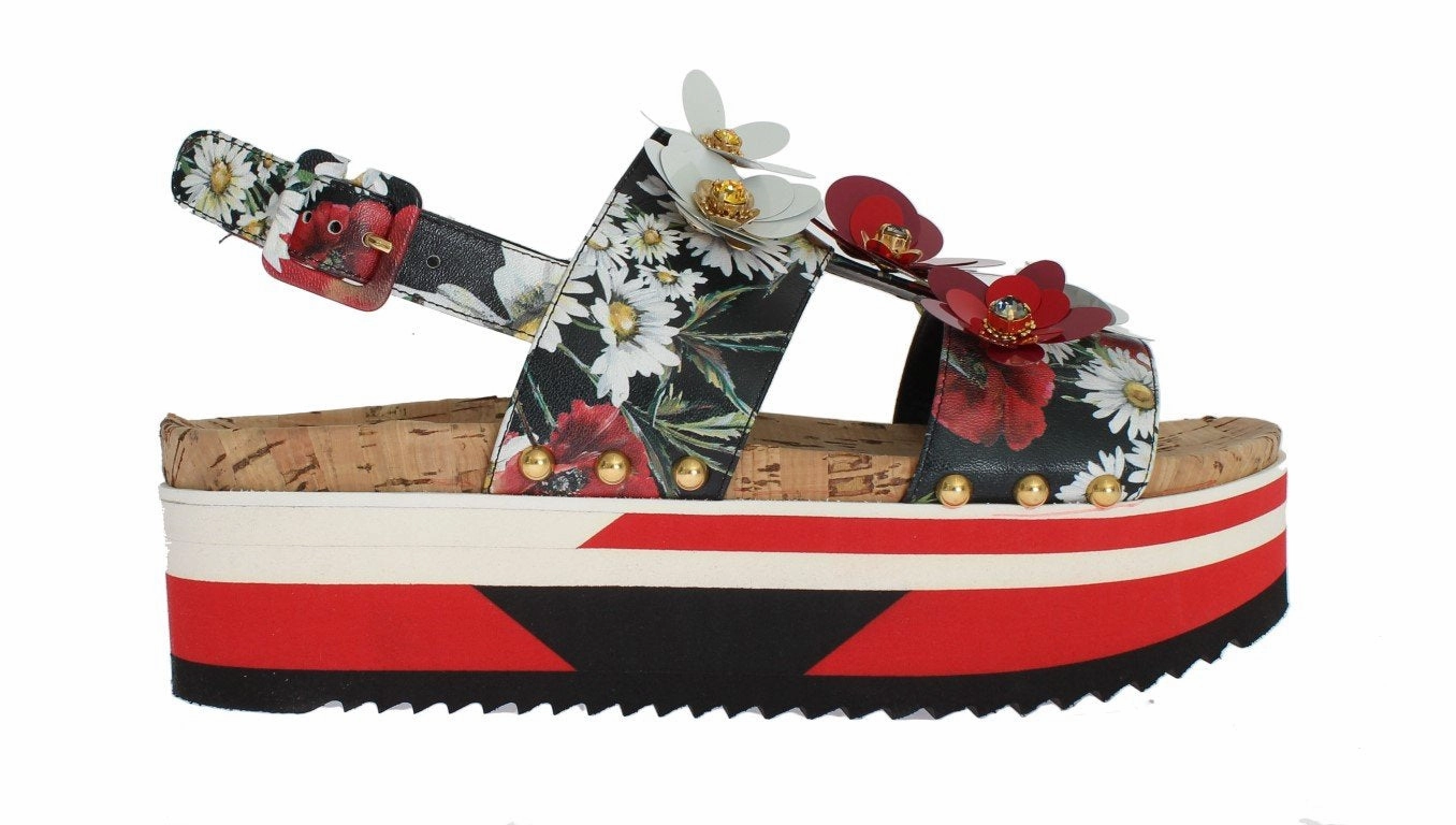 Sandals Mayari Sale Floral Crystal Leather Sandals