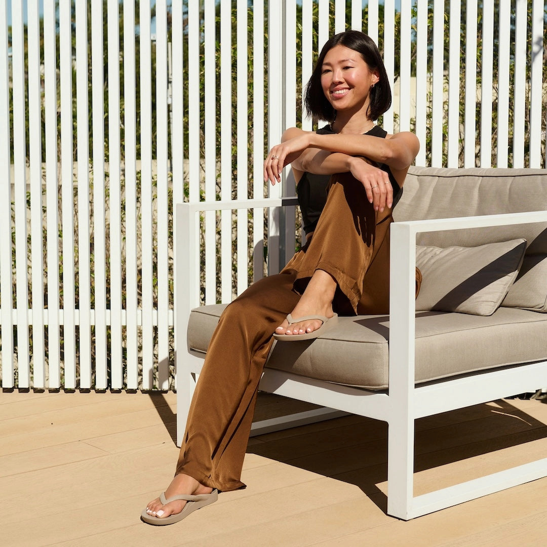 Arch Support Flip Flops - Classic - Taupe Flip Flops Weight