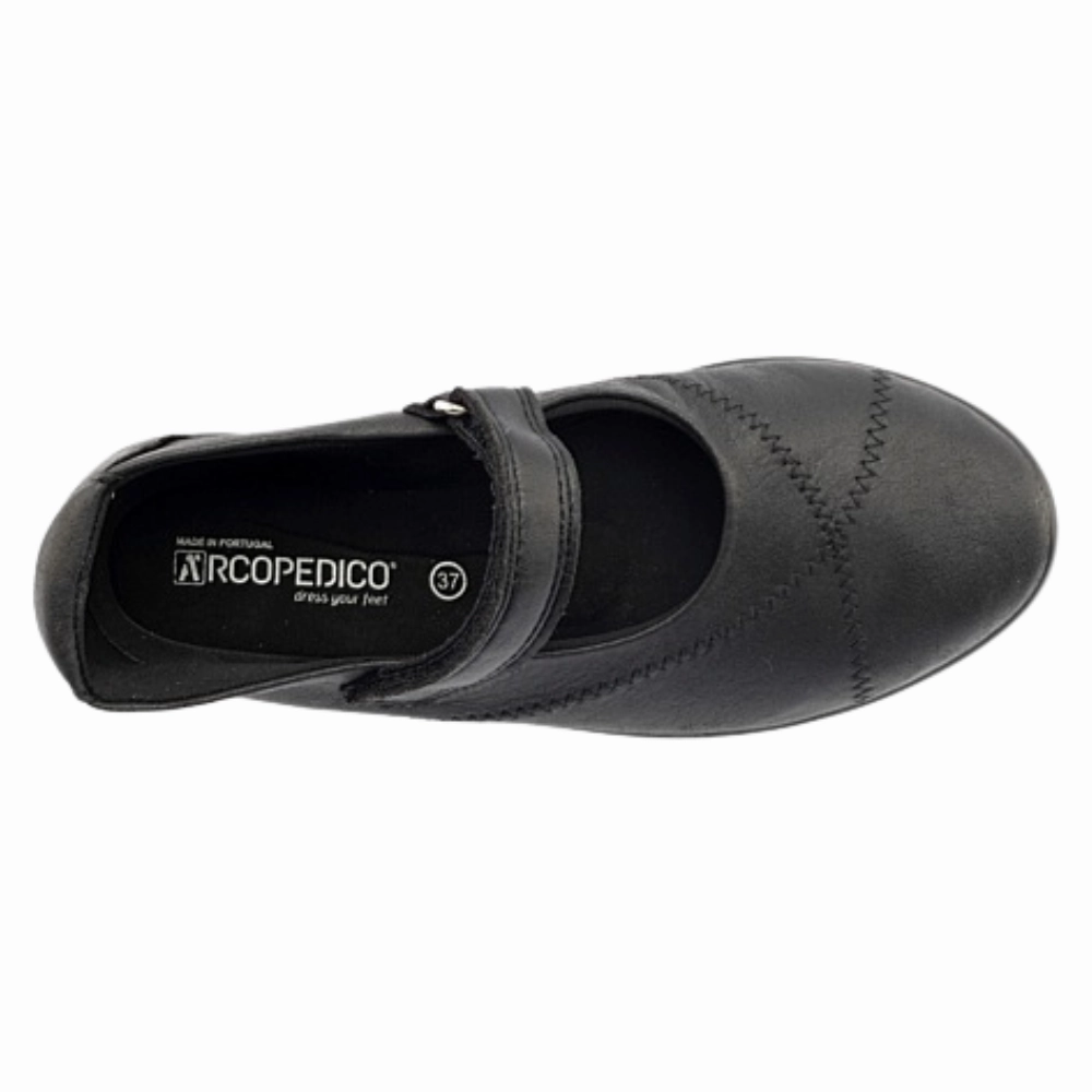 Arcopedico Triglav Black Mary Jane (Women's) Rainbow Rift Slip-on Casual Shoes