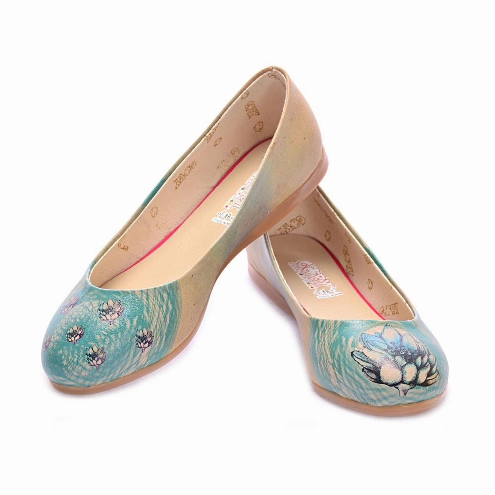 Artichoke Flower Ballerinas Shoes 1092 Flat Boat Shoes