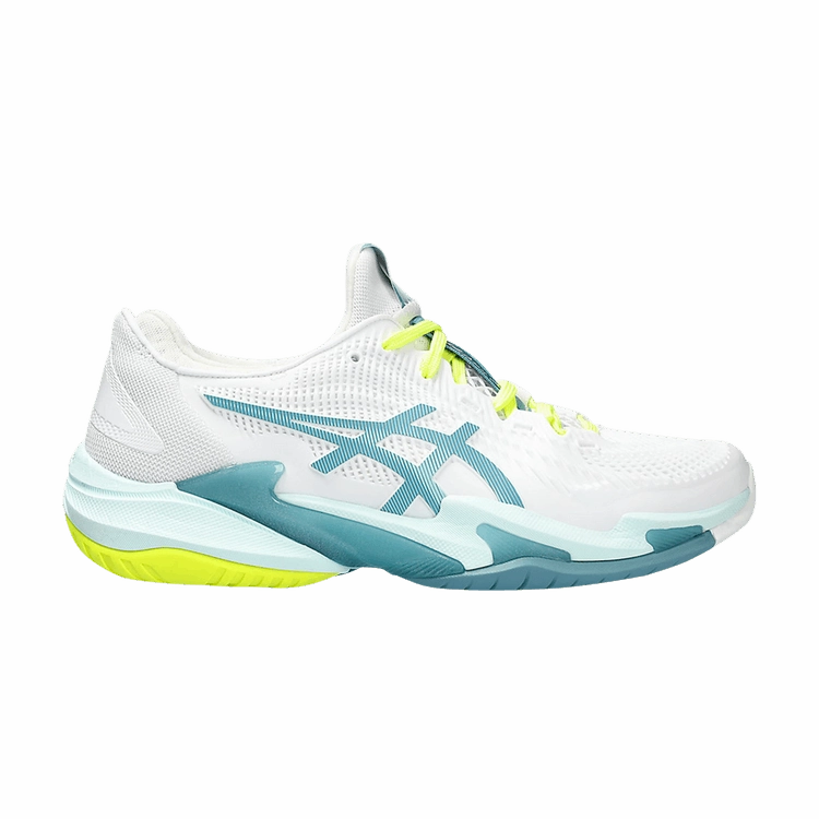 ASICS Court FF 3 White Soothing Sea (Women's) Asics And Onitsuka Tiger Shoes