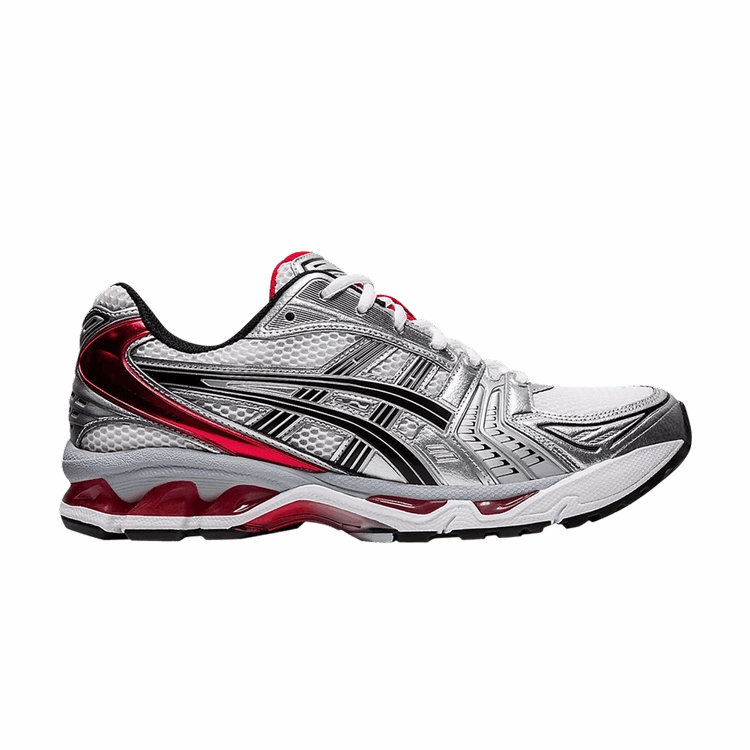 Asics Running Shoes Ortholite ASICS Gel-Kayano 14 White Classic Red