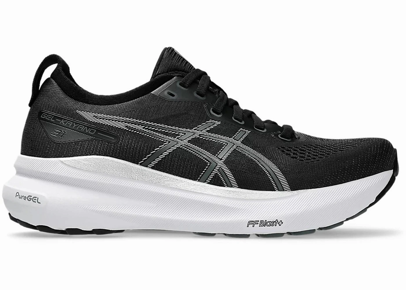 ASICS Gel-Kayano 31 Black White (Women's) Asics Workout Shoes