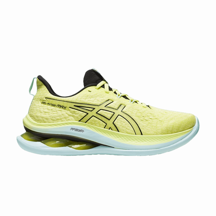 ASICS Gel-Kinsei Max Glow Yellow Black (Women's) Asics Wide Width Shoes