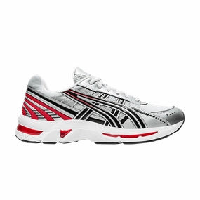 ASICS Gel-Kyrios Grey Black Red Asics Shoes Warranty