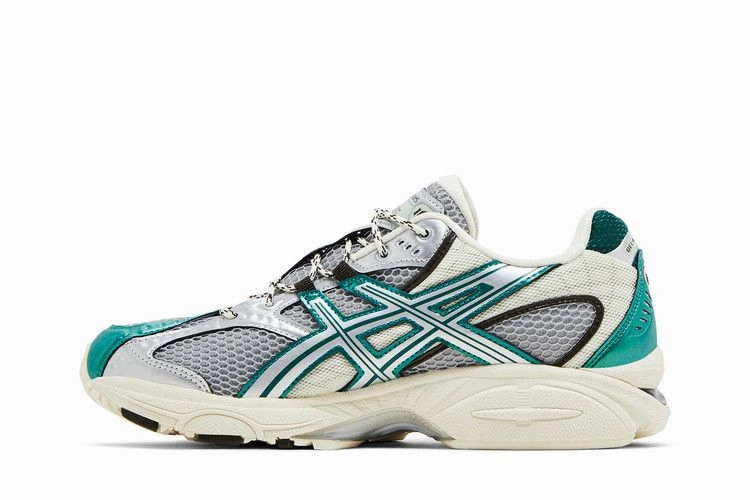 ASICS Gel-Nimbus 10.1 Silver Green Metallic Asics Double Wide Shoes