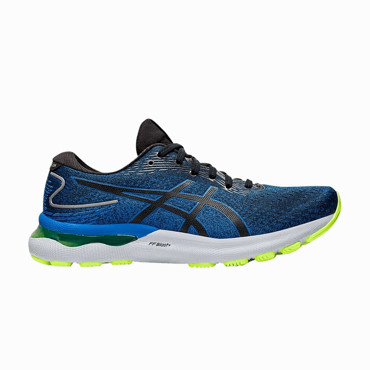 Asics Cushioned Running Shoes ASICS Gel-Nimbus 24 Black Blue Lake Drive