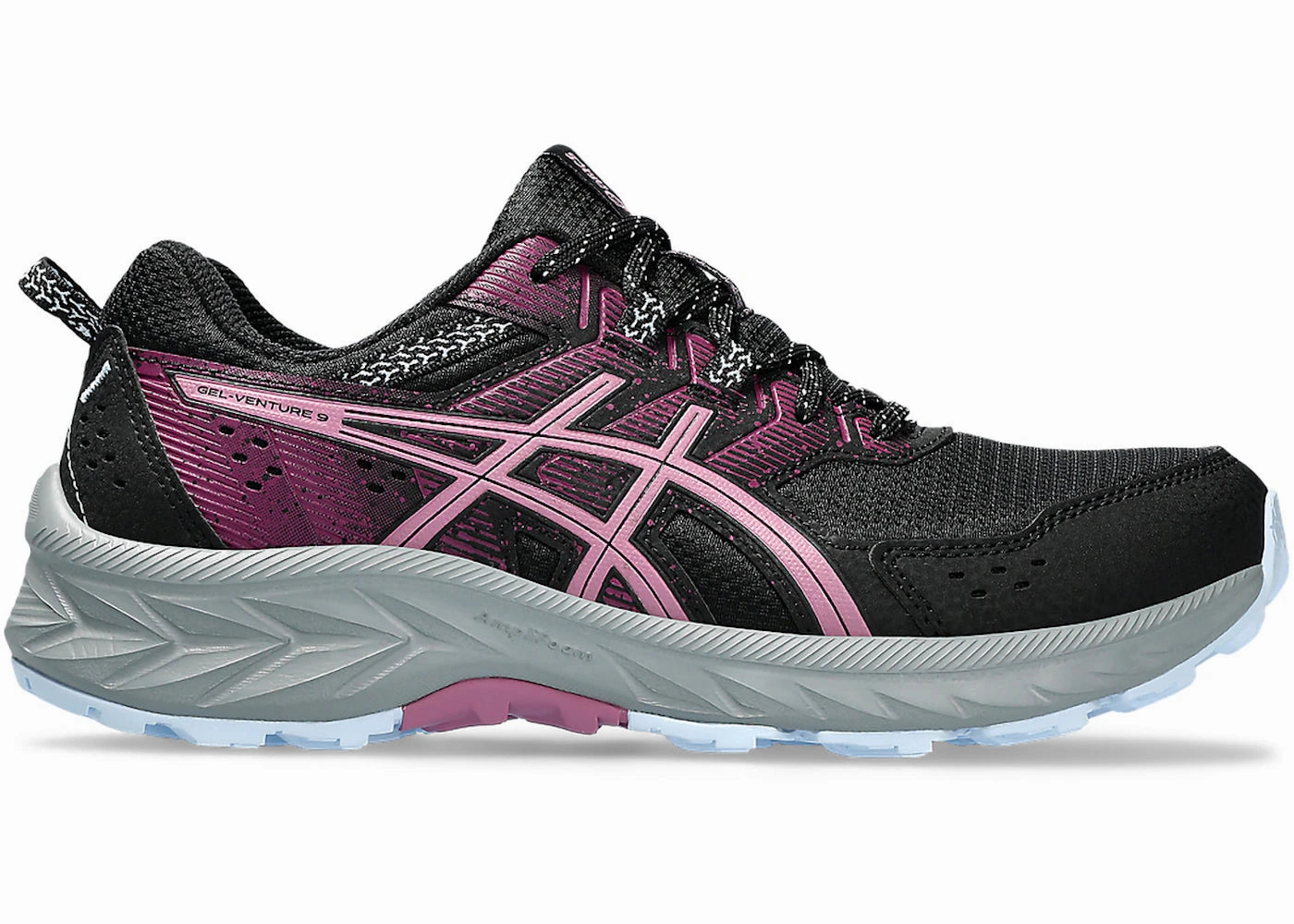 ASICS Gel-Venture 9 Black Soft Berry (Women's) Asics Running Shoes Magic Speed