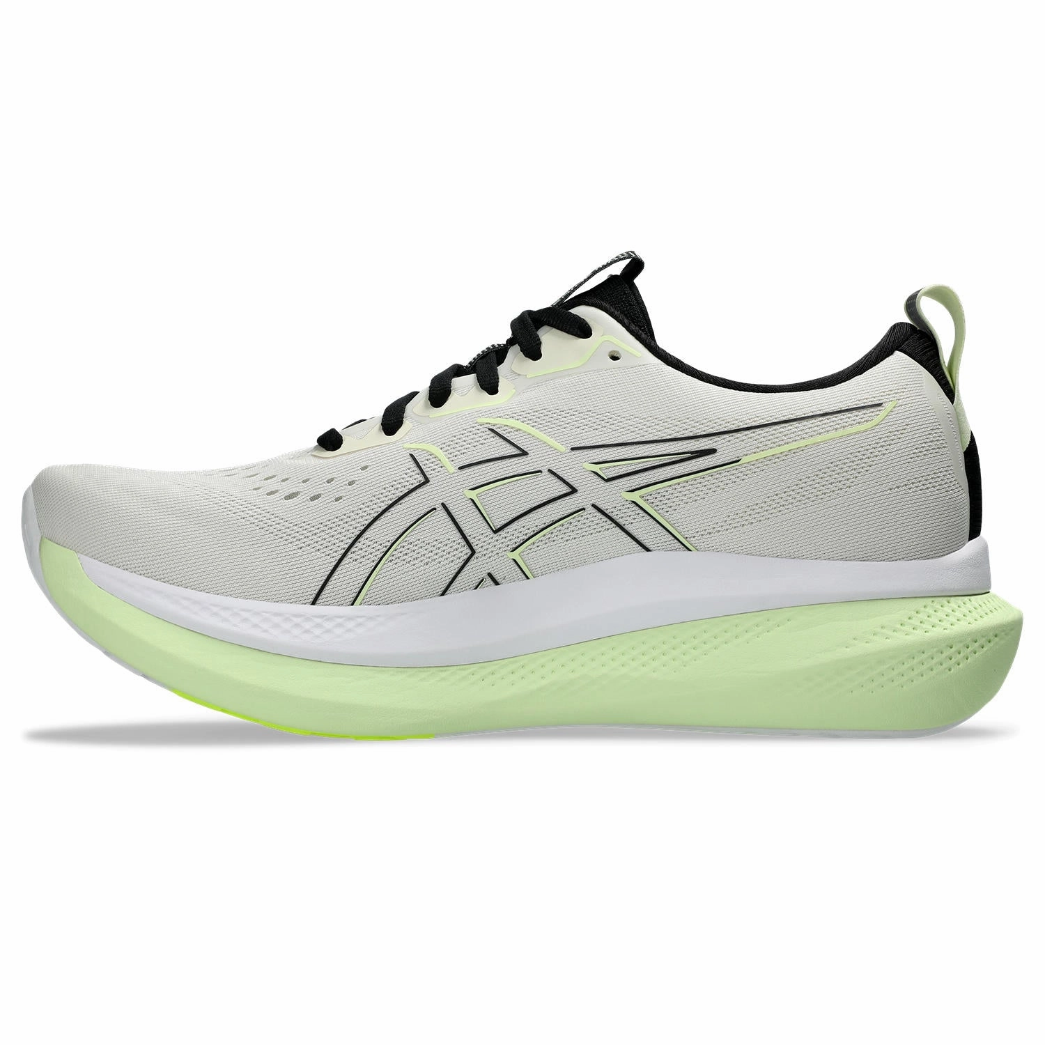 Snowshoe Running Shoes Asics Glideride Max men's - Birch/Black