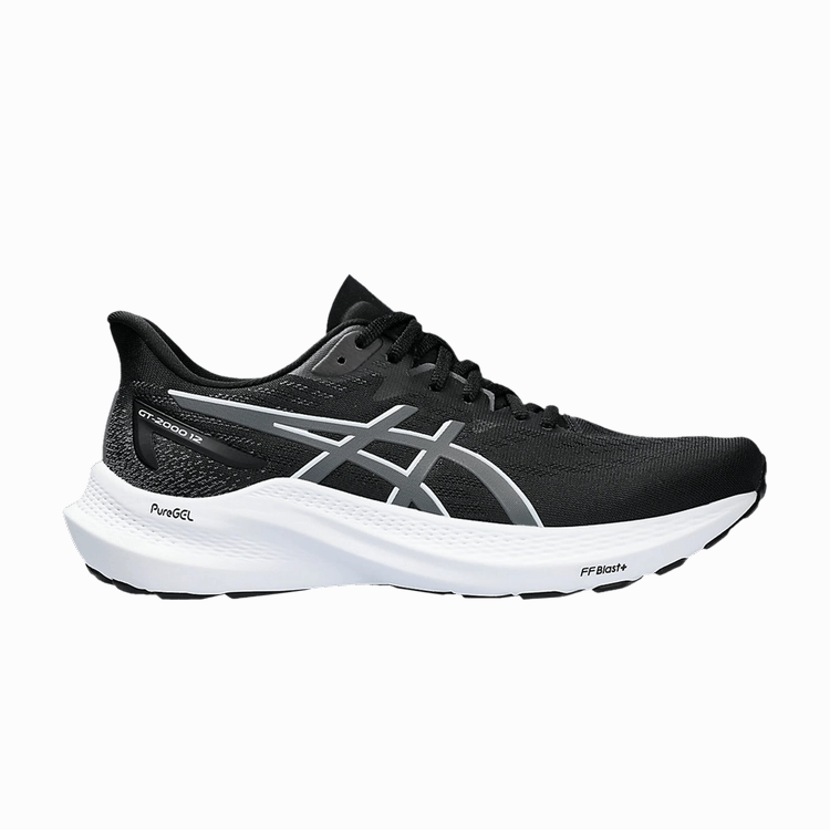 ASICS GT-2000 12 Black Carrier Grey (Women's) Asics Neutral Trail Shoes