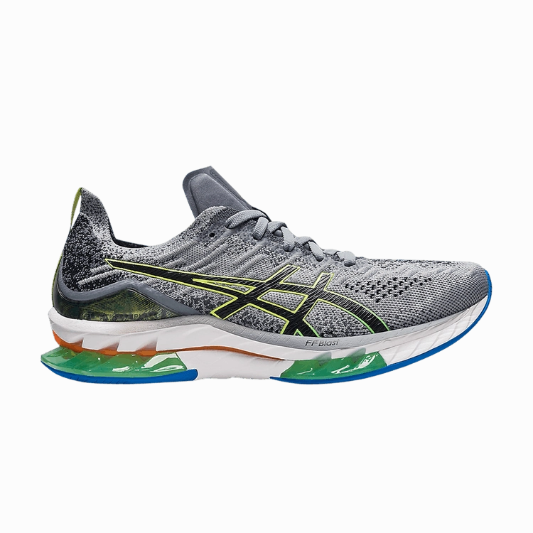 ASICS Kinsei Blast Sheet Rock Grey Glow Yellow Asics Game Ff Tennis Shoes Sneaker