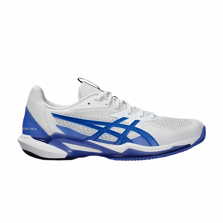 Asics Cross Training Shoes ASICS Solution Speed FF 3 Clay White Tuna Blue