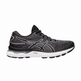 ASICS Gel-Nimbus 24 Black Pure Silver (Women's) Asics Gum Sole Shoes