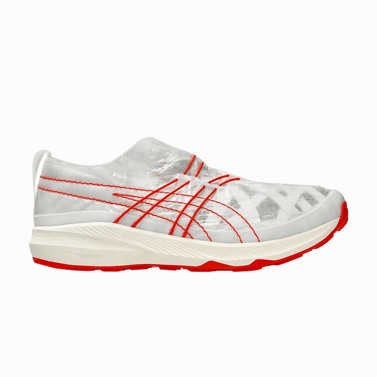 ASICS x Kengo Kuma Archisite ORU White Red Asics Vs On Running Shoes