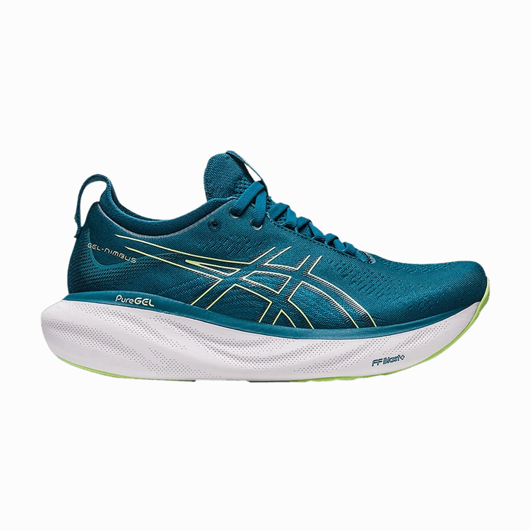 Asics Cael V7 0 Wrestling Shoes ASICS Gel-Nimbus 25 Ink Teal Lime Green (Women's)