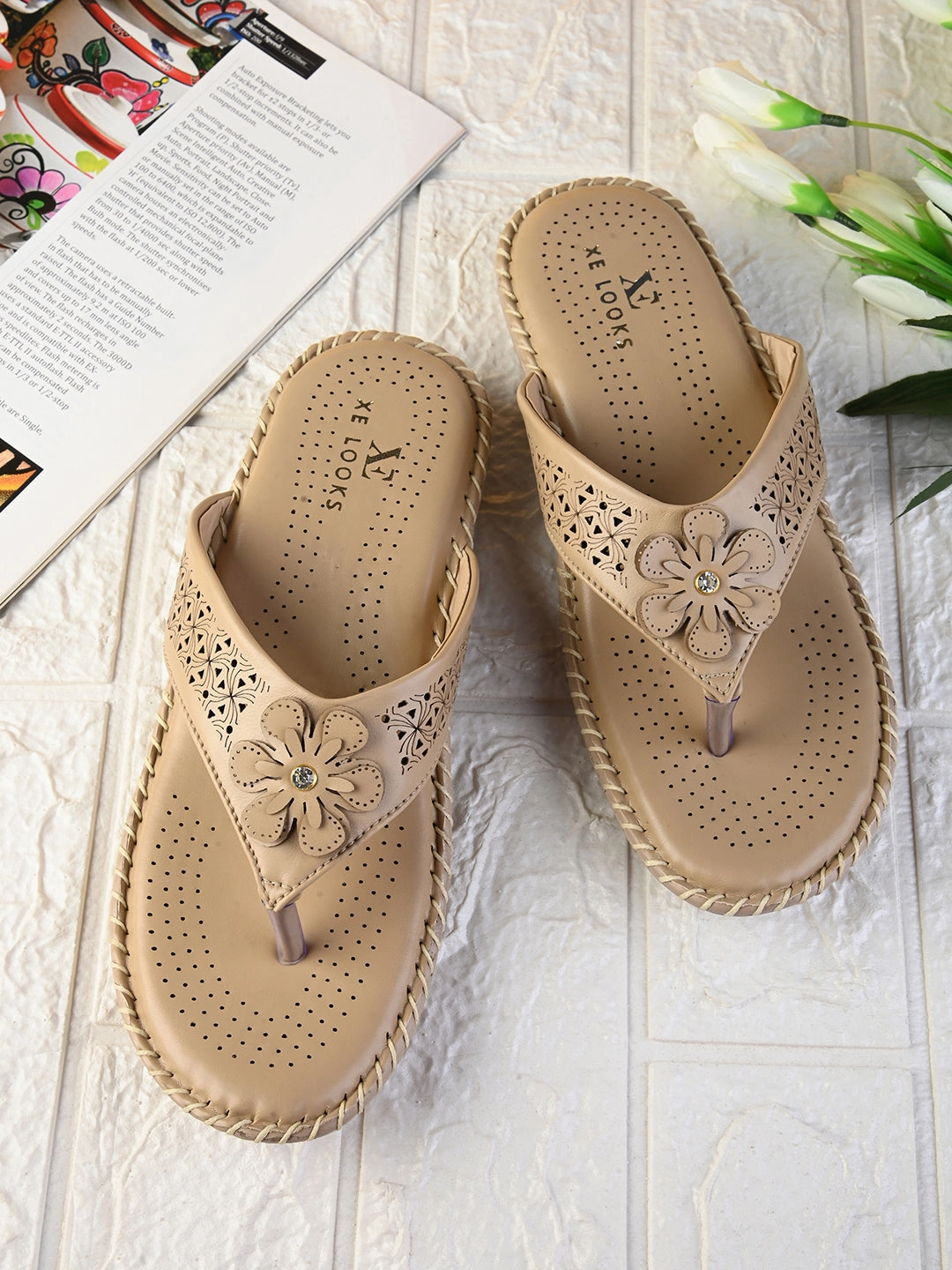 Ariat Square Toe Slippers Attractive & Fancy Laser Design Soft Doctor Slippers