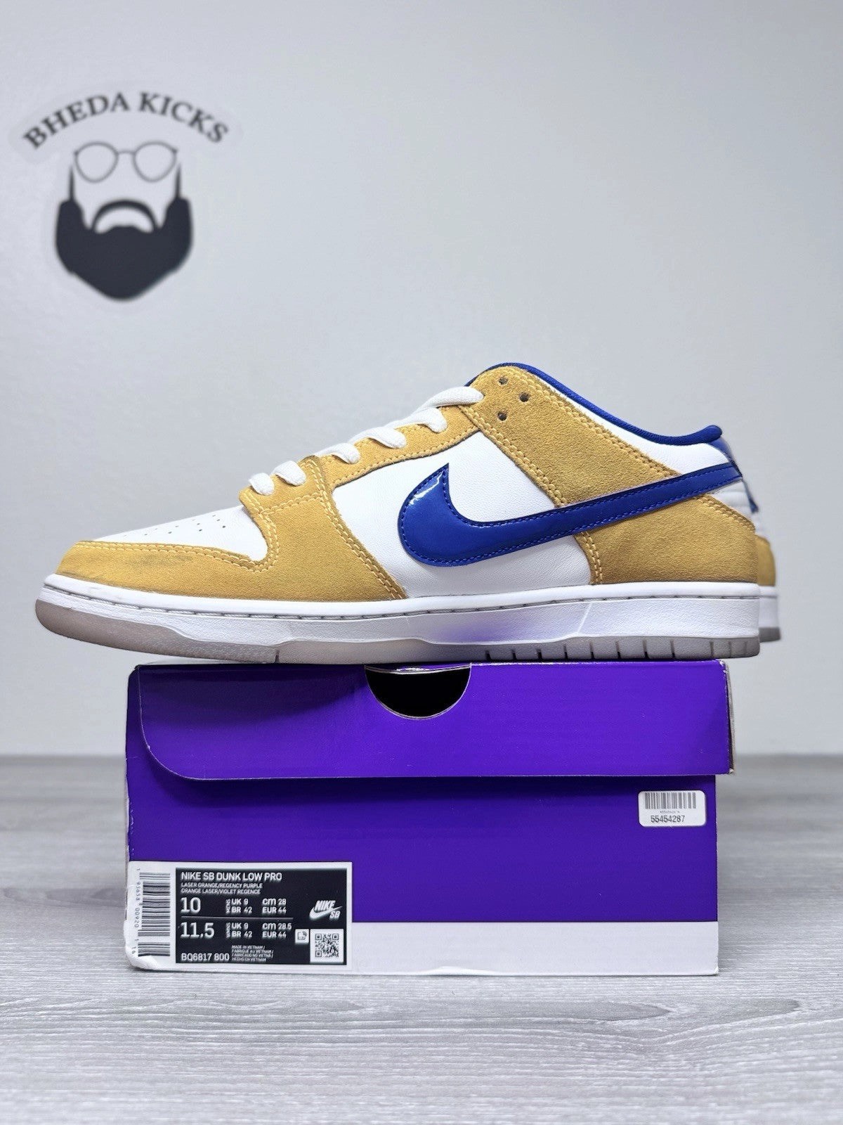 Difference In Asics Running Shoes Size 10 - Nike SB Dunk Low "Laser Orange" BQ6817-800 Preowned Authentic