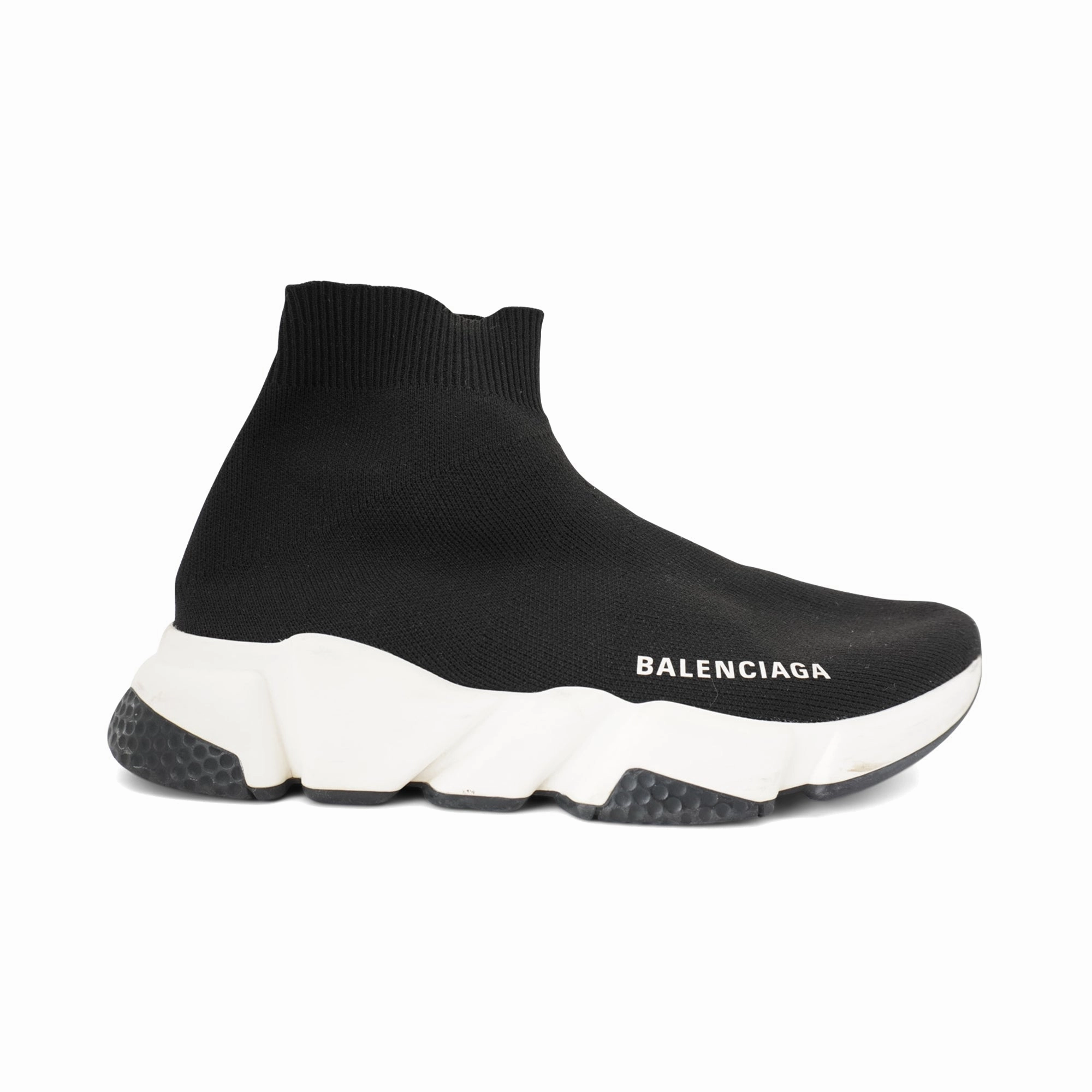 Balenciaga 'Speed Trainer' Sneakers - Women's 37 Humana And Silver Sneakers