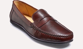 Barker Jamie Loafers Shoe -  Chestnut Hand Painted Dsw Platform Loafers