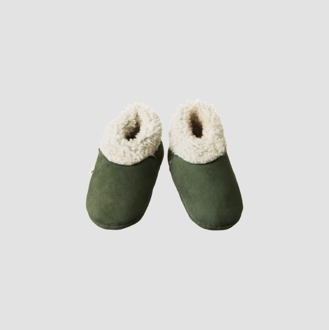 Nature Baby Lambskin Booties Thyme Scheels Slippers