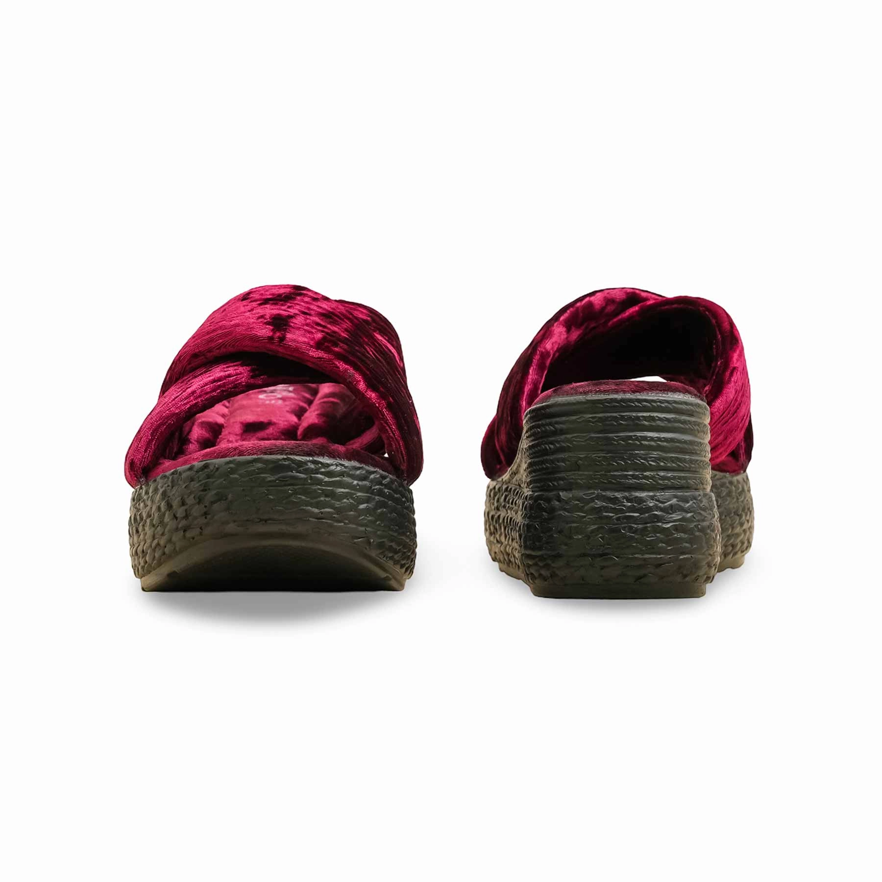 Podiatrist Recommended Slippers Maroon Formal Slipper PU0610