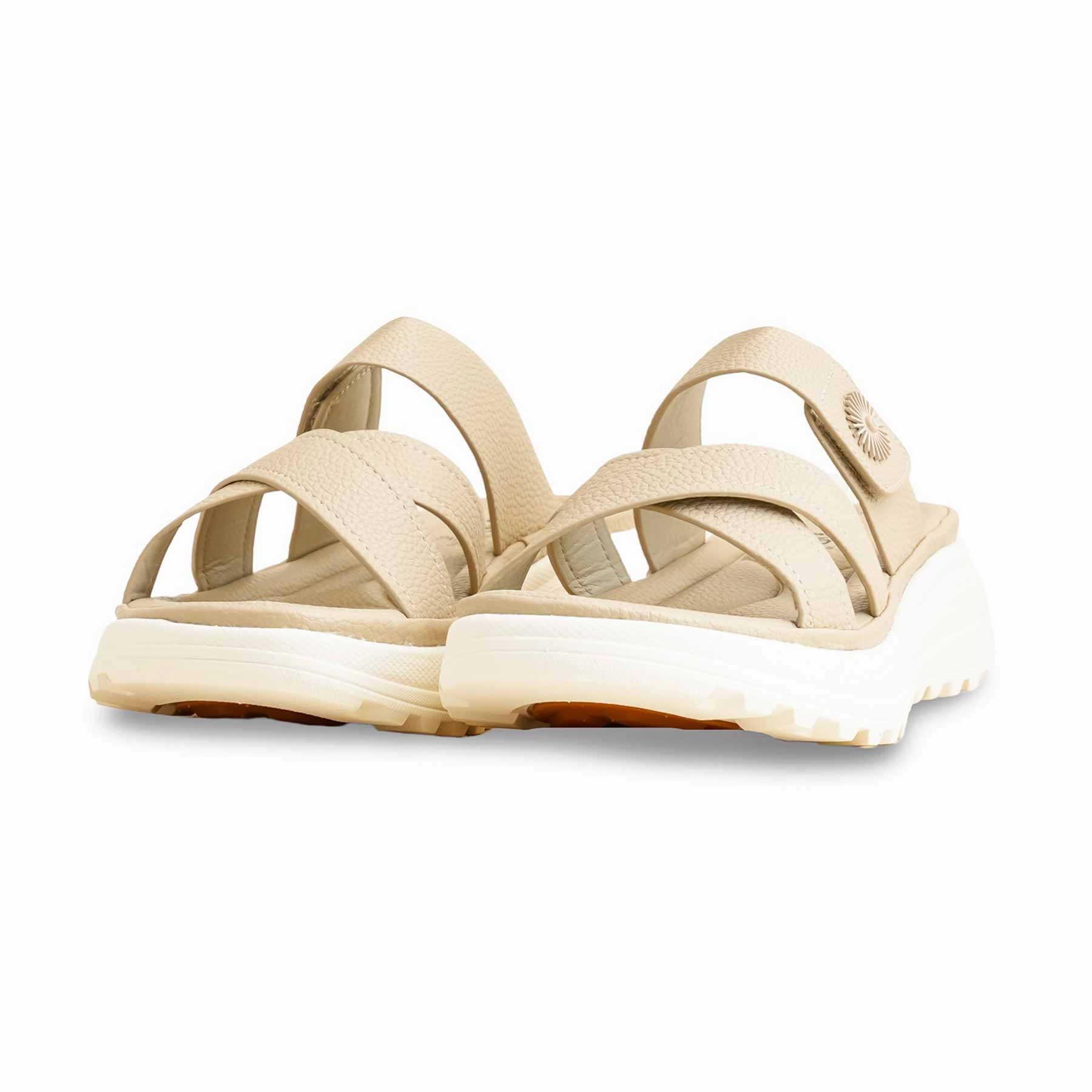 Fish Flip Flops Slippers Beige Formal Slipper PU0384