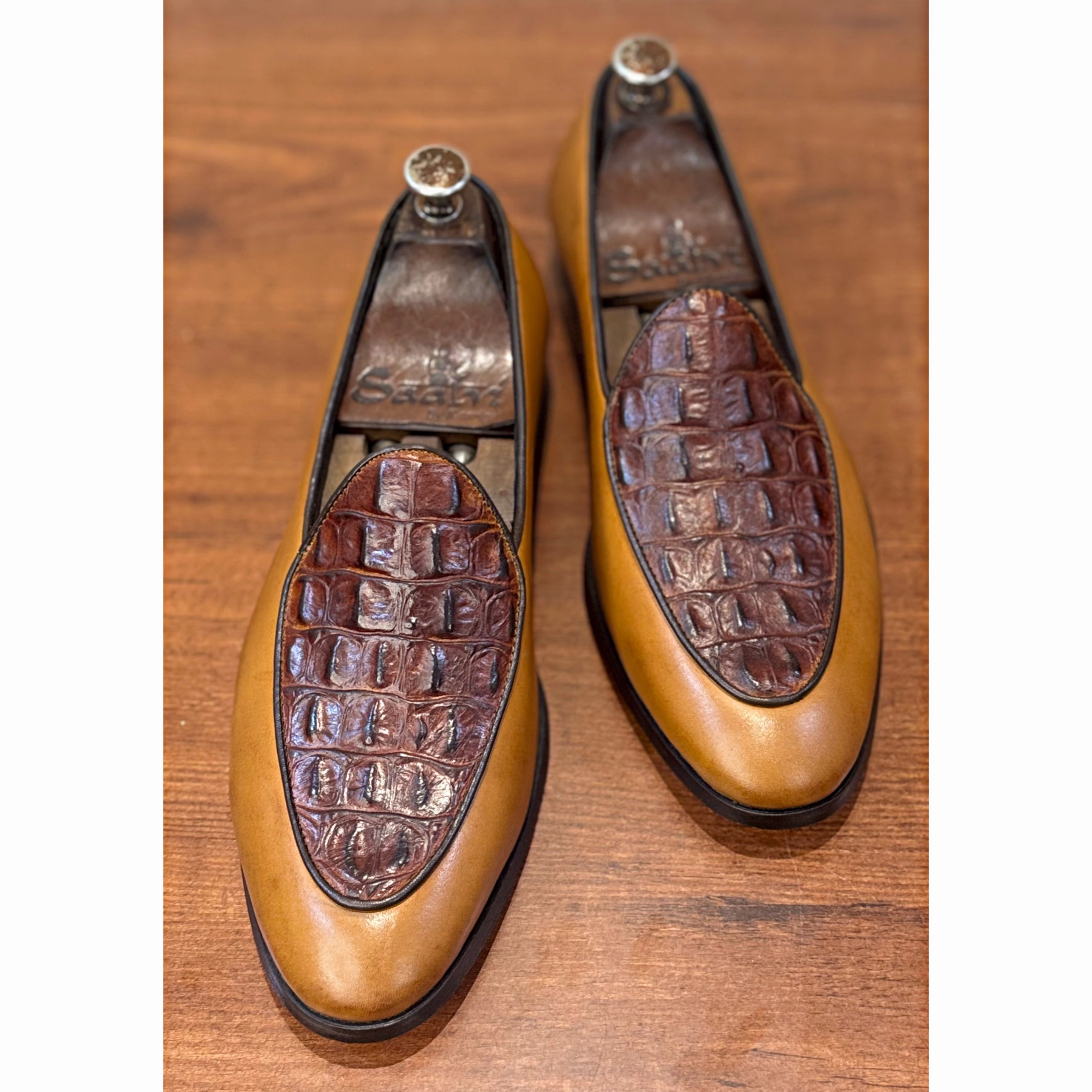Belgian Loafers Croco Tan 1906l Loafers