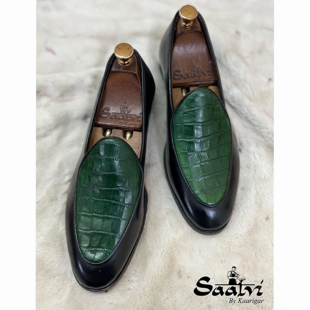Belgian Loafers Green Shoeplay Loafers