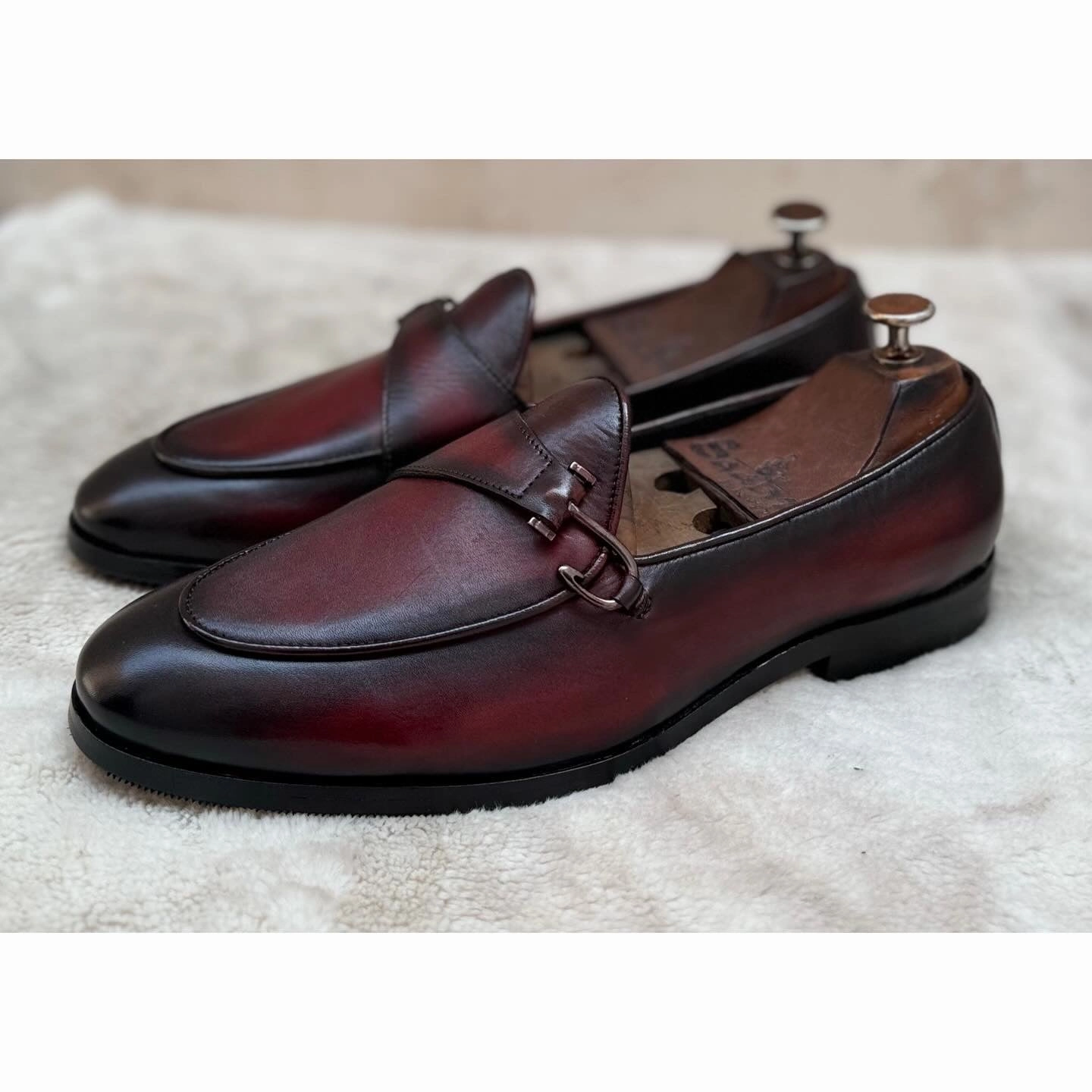 Belgian Loafers Moritz Bordo Best Horsebit Loafers