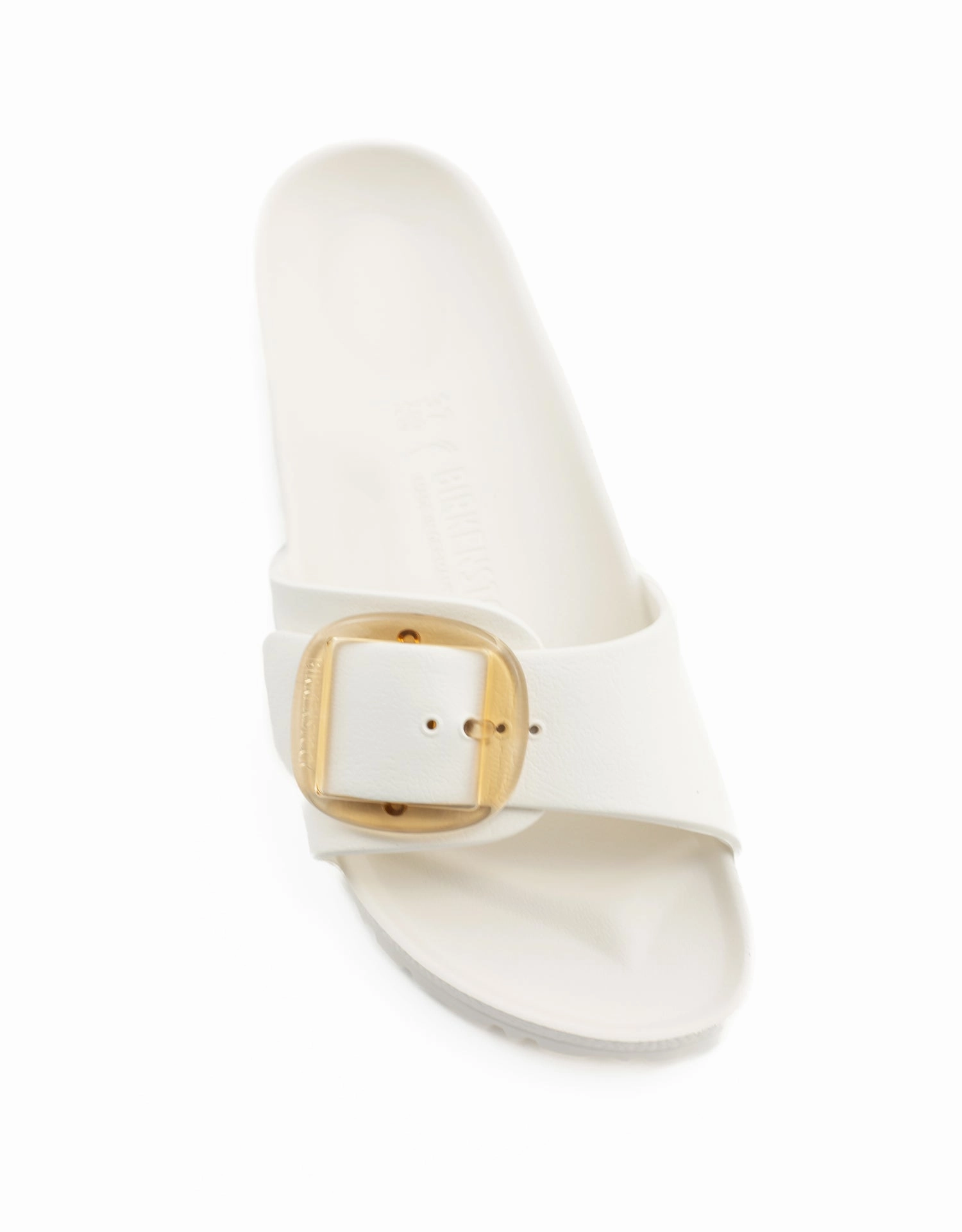 Flip Flops With Gems Birkenstock  Madrid Big Buckle EVA Narrow - Eggshell