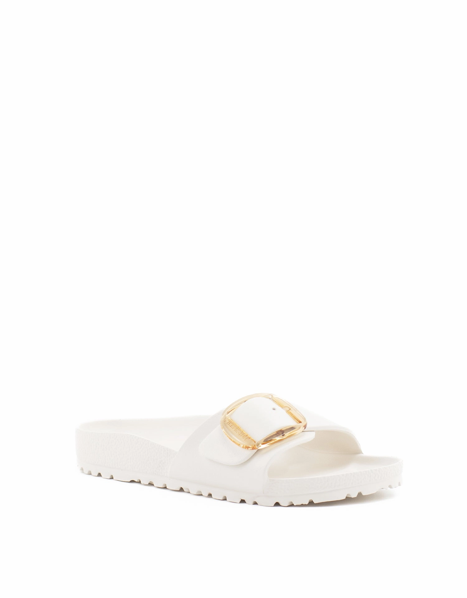 Silk Flip Flops Birkenstock  Madrid Big Buckle EVA Narrow - Eggshell