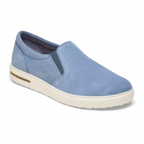 Birkenstock Oswego Slip On Sneaker (Men) - Elemental Blue Suede Retro 4 Casual Shoes