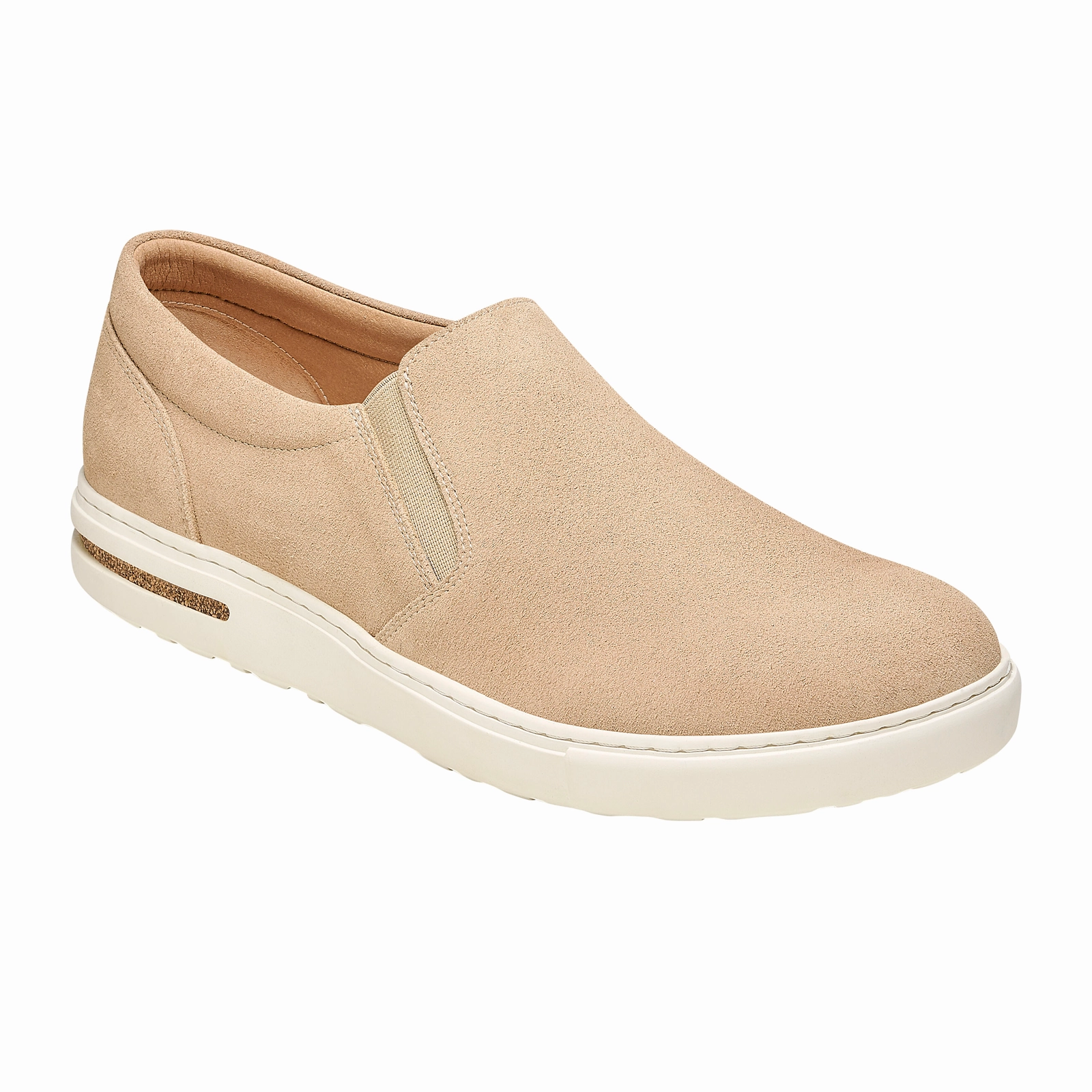 Park Avenue Casual Shoes Birkenstock Oswego Slip On Sneaker (Men) - Sandcastle Suede