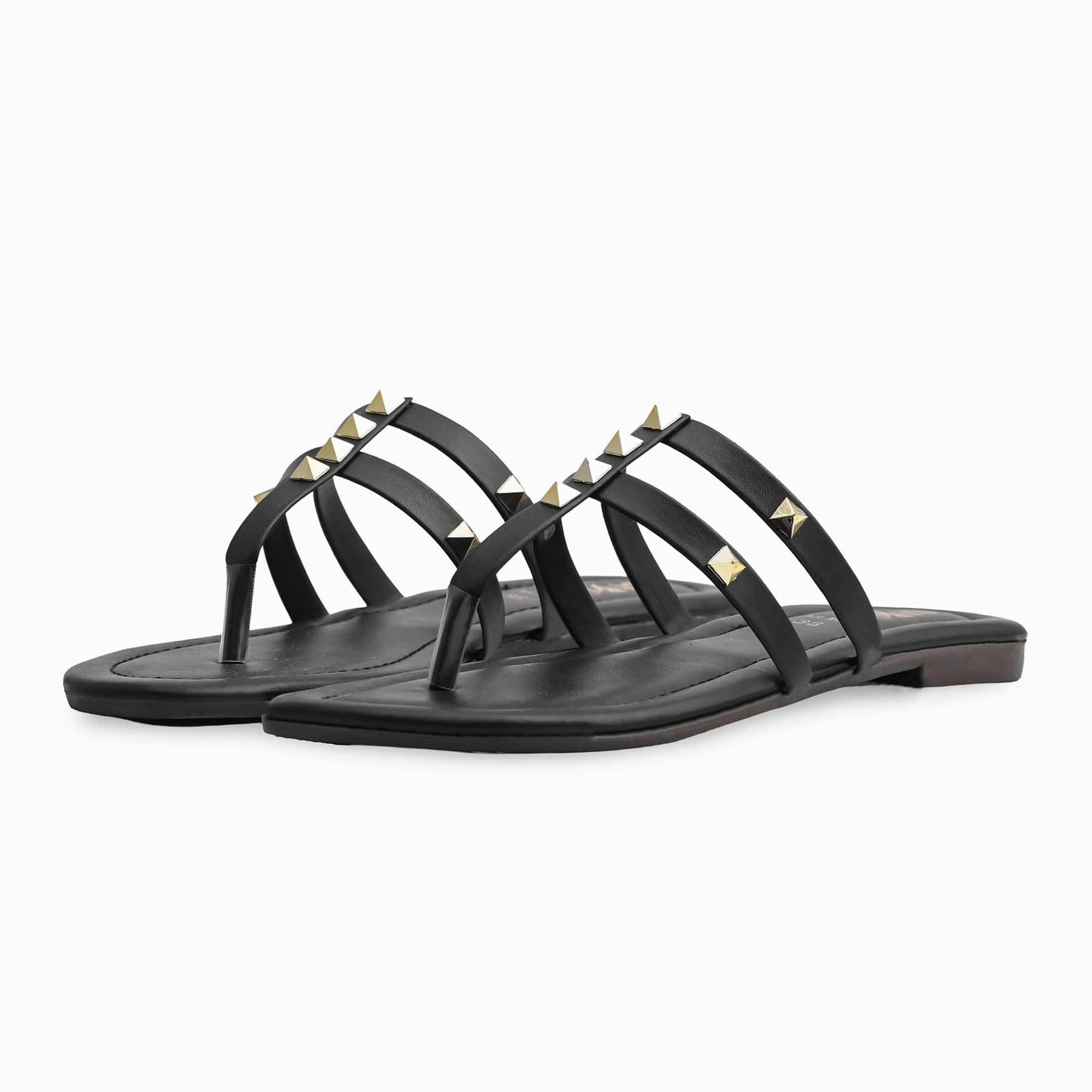 Japan S Casual Shoes Black Casual Chappal CL1893