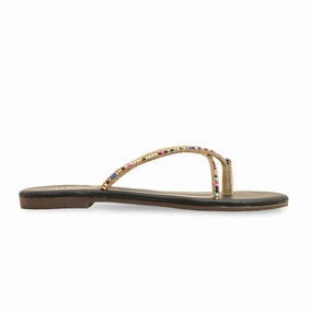 Silver Slippers For Seniors Black Casual Chappal CL2088